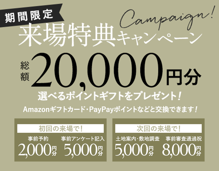 来場特典キャンペーン